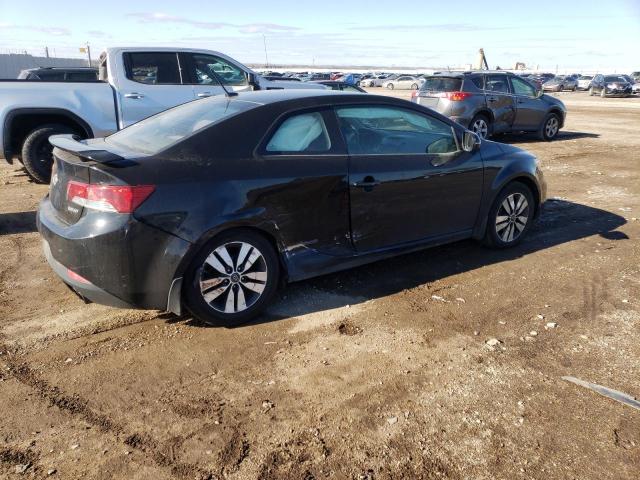 KNAFU6A22D5681771 - 2013 KIA FORTE EX BLACK photo 3