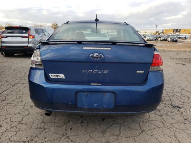 1FAHP33N88W201411 - 2008 FORD FOCUS SE BLUE photo 6