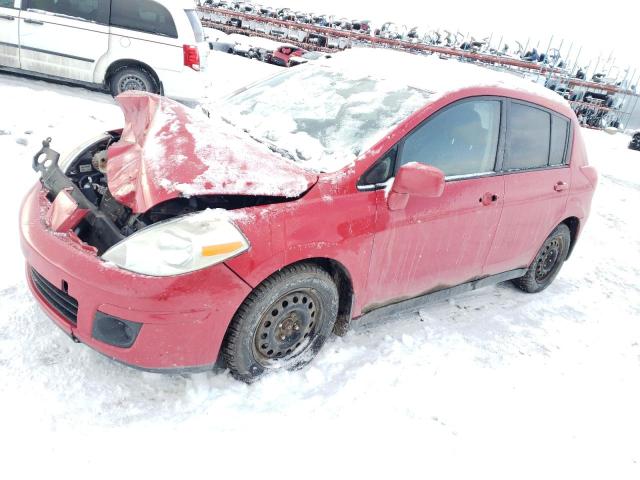 3N1BC13E29L460714 - 2009 NISSAN VERSA S RED photo 1