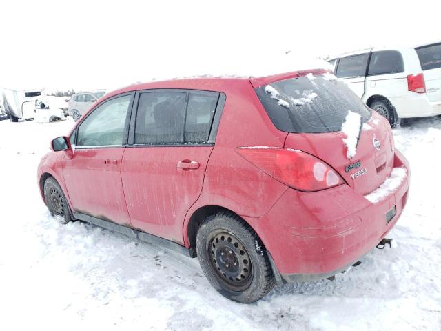 3N1BC13E29L460714 - 2009 NISSAN VERSA S RED photo 2