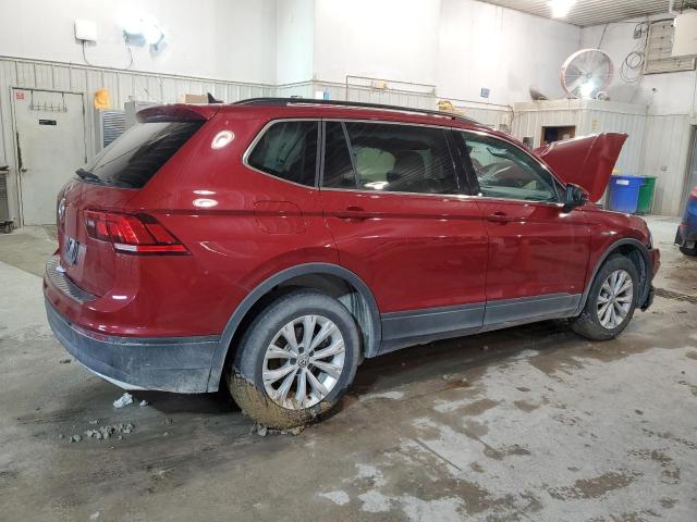 3VV3B7AX6KM153642 - 2019 VOLKSWAGEN TIGUAN SE BURGUNDY photo 3