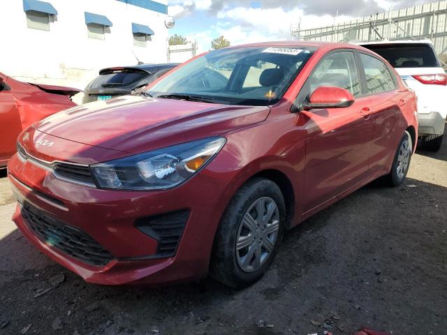 3KPA24AD5PE521305 - 2023 KIA RIO LX RED photo 1