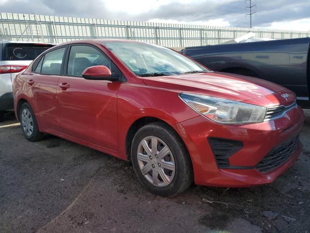 3KPA24AD5PE521305 - 2023 KIA RIO LX RED photo 4