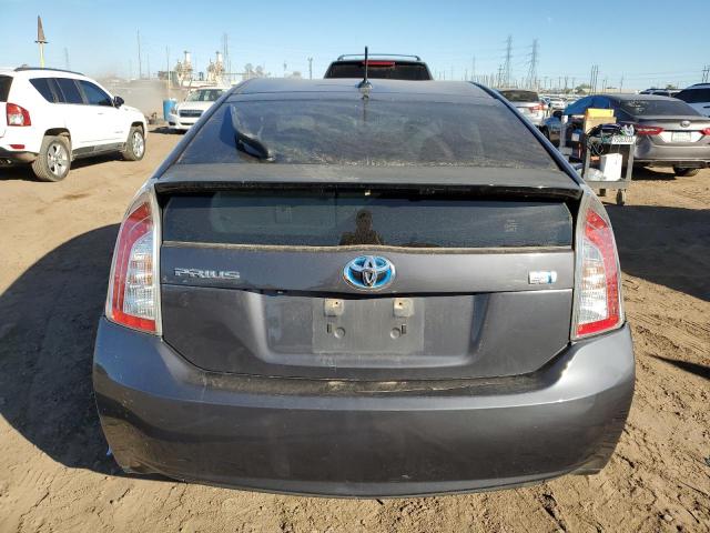 JTDKN3DU9D1616885 - 2013 TOYOTA PRIUS CHARCOAL photo 6