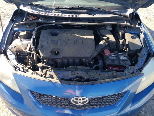 JTDBL40EX9J054593 - 2009 TOYOTA COROLLA LE BASE BLUE photo 11