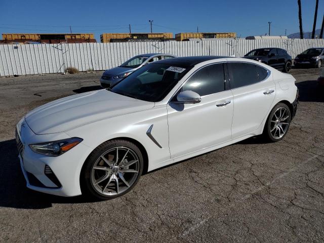 KMTG44LA4MU072334 - 2021 GENESIS G70 PRESTIGE WHITE photo 1