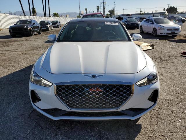 KMTG44LA4MU072334 - 2021 GENESIS G70 PRESTIGE WHITE photo 5