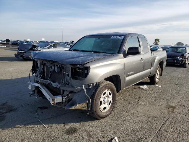 5TETX22N89Z640483 - 2009 TOYOTA TACOMA ACCESS CAB ნაცრისფერი ფოტო 1