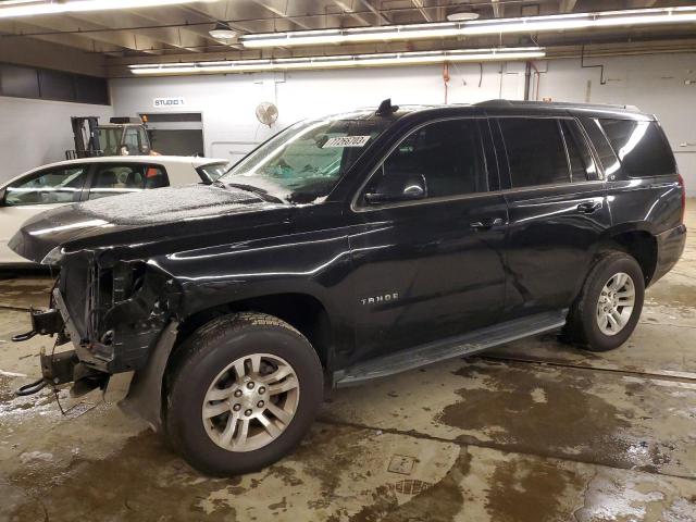 1GNSKBKC0HR140716 - 2017 CHEVROLET TAHOE K1500 LT BLACK photo 1