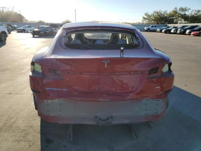 5YJSA1DN0DFP17829 - 2013 TESLA MODEL S წითელი ფოტო 6