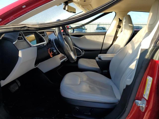 5YJSA1DN0DFP17829 - 2013 TESLA MODEL S წითელი ფოტო 7