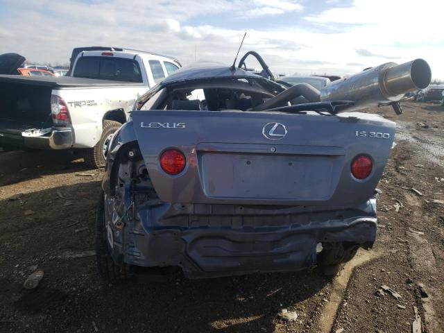 JTHBD192040092903 - 2004 LEXUS IS 300 GRAY photo 6