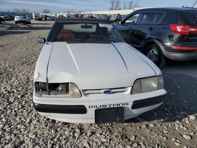 1FACP44A7LF140668 - 1990 FORD MUSTANG LX WHITE photo 5