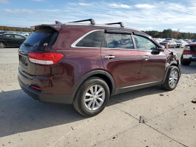 5XYPG4A36GG136115 - 2016 KIA SORENTO LX RED photo 3