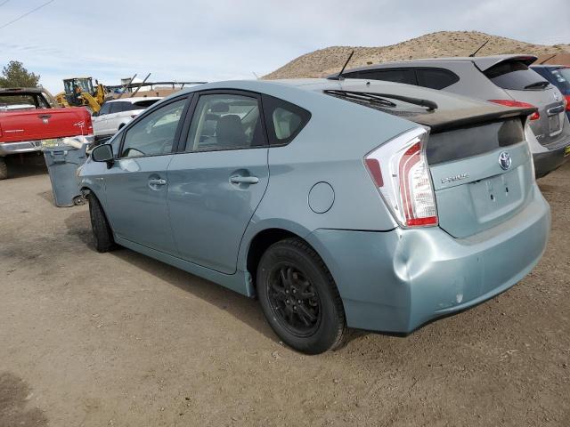 JTDKN3DU3D1695289 - 2013 TOYOTA PRIUS BLUE photo 2