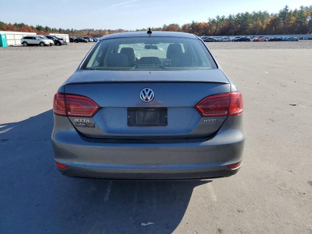 3VW637AJ5EM210886 - 2014 VOLKSWAGEN JETTA HYBRID GRAY photo 6