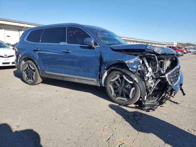 5XYP6DGC5PG399044 - 2023 KIA TELLURIDE S BLUE photo 4