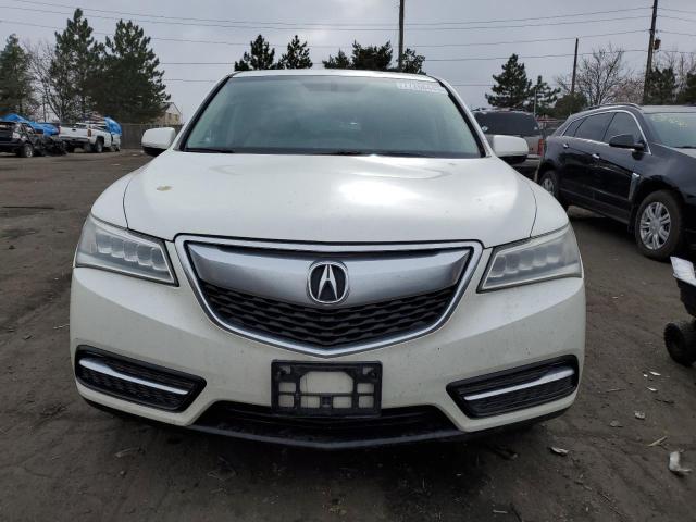 5FRYD3H2XFB008338 - 2015 ACURA MDX WHITE photo 5