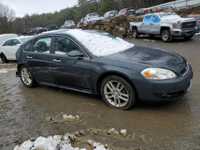 2G1WC5E38D1185161 - 2013 CHEVROLET IMPALA LTZ GRAY photo 4