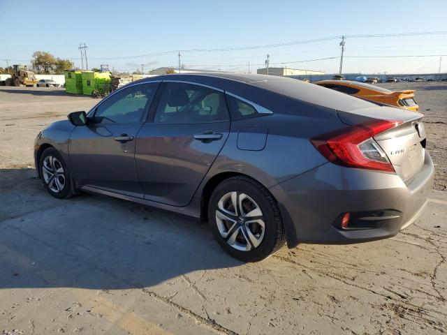 2HGFC2F57JH504446 - 2018 HONDA CIVIC LX GRAY photo 2