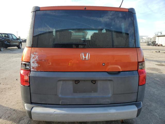 5J6YH28513L024585 - 2003 HONDA ELEMENT EX ORANGE photo 6