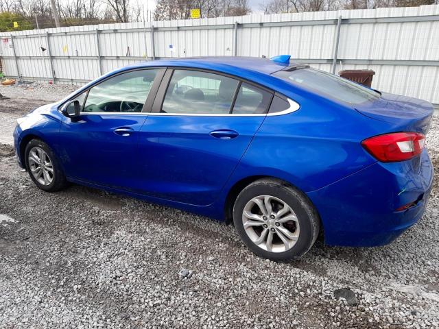 1G1BE5SM9K7134094 - 2019 CHEVROLET CRUZE LT BLUE photo 2