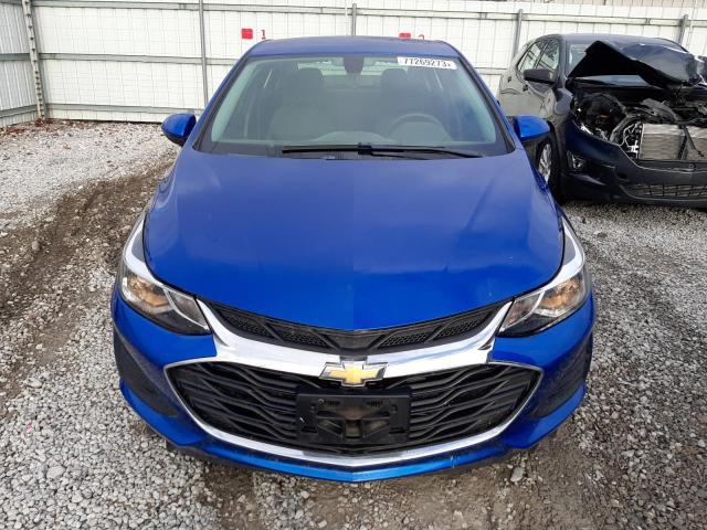 1G1BE5SM9K7134094 - 2019 CHEVROLET CRUZE LT BLUE photo 5