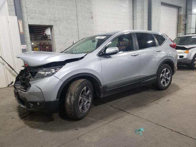 7FARW2H50JE075354 - 2018 HONDA CR-V EX SILVER photo 1