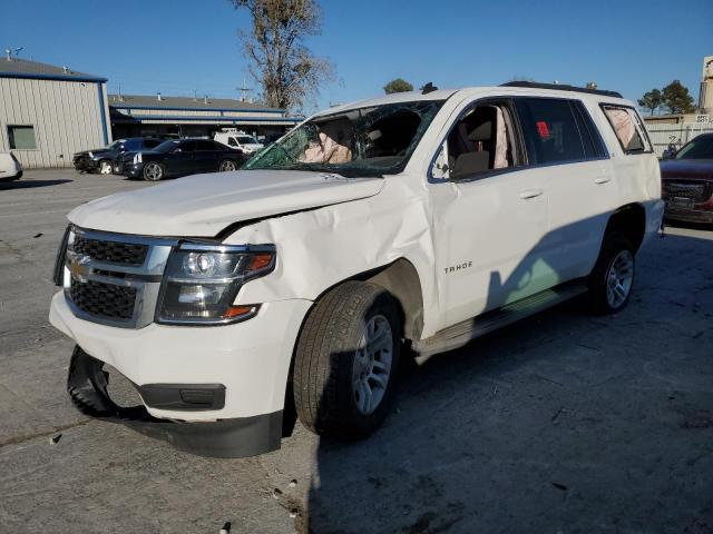 1GNSCAEC9FR207782 - 2015 CHEVROLET TAHOE C1500  LS WHITE photo 1