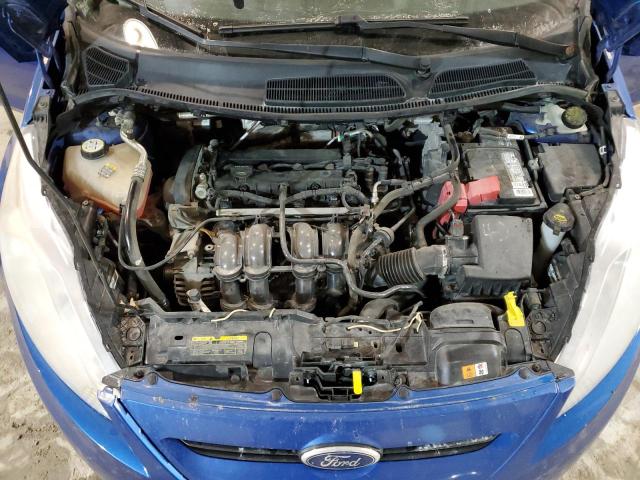 3FADP4EJ1BM167527 - 2011 FORD FIESTA SE BLUE photo 11