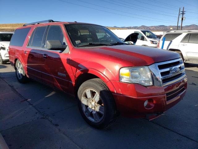 1FMFK18528LA67182 - 2008 FORD EXPEDITION EL EDDIE BAUER RED photo 4