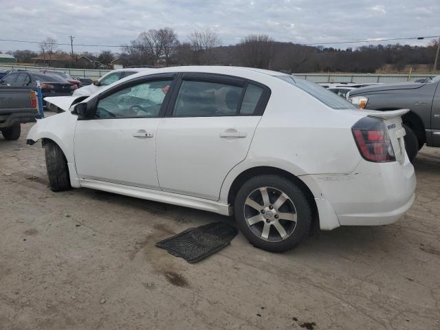 3N1AB6AP2CL763399 - 2012 NISSAN SENTRA 2.0 WHITE photo 2