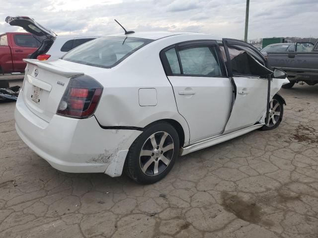 3N1AB6AP2CL763399 - 2012 NISSAN SENTRA 2.0 WHITE photo 3