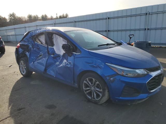 3G1BE6SM1KS552950 - 2019 CHEVROLET CRUZE LT BLUE photo 4