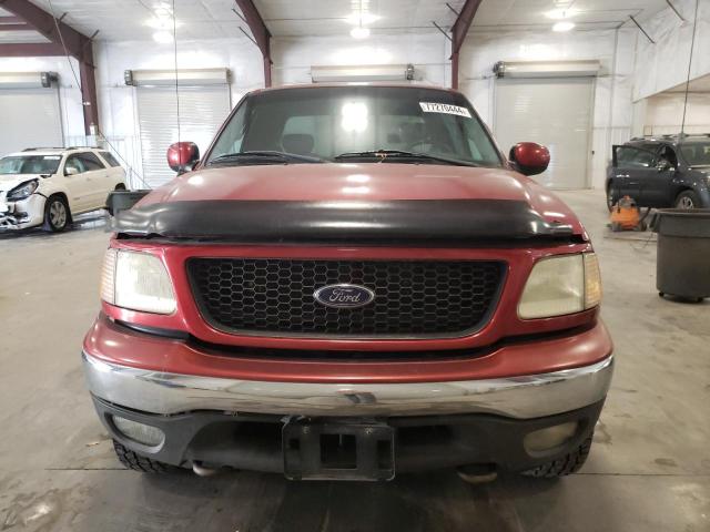 1FTRX18L42KC00152 - 2002 FORD F150 RED photo 5