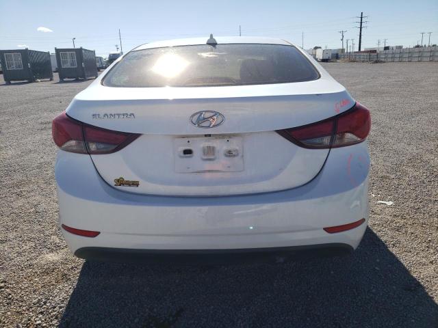 5NPDH4AE7GH749600 - 2016 HYUNDAI ELANTRA SE WHITE photo 6