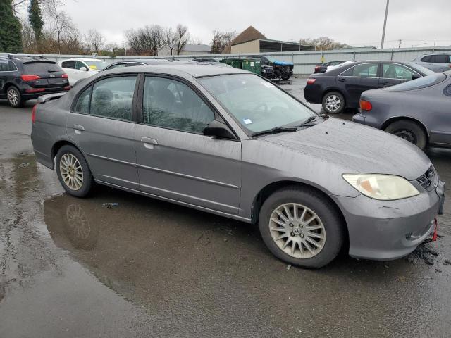 2HGES16545H564764 - 2005 HONDA CIVIC LX GRAY photo 4