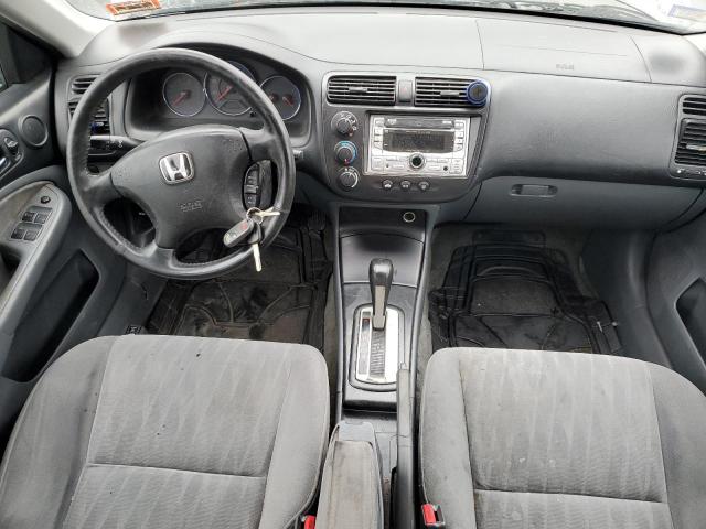 2HGES16545H564764 - 2005 HONDA CIVIC LX GRAY photo 8