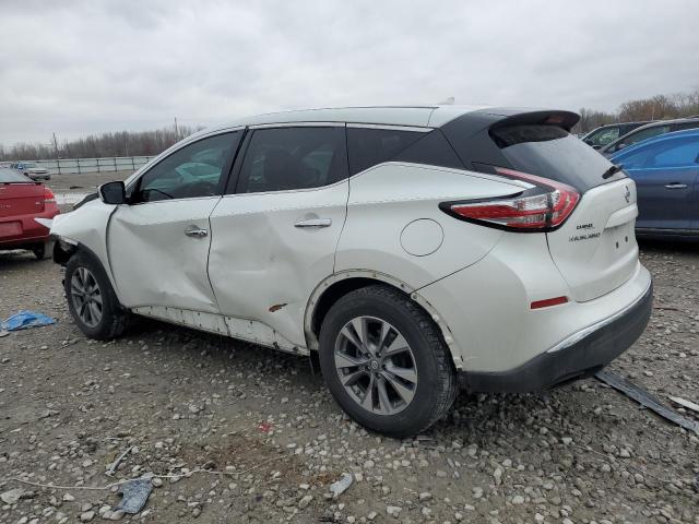 5N1AZ2MG9FN269344 - 2015 NISSAN MURANO S WHITE photo 2