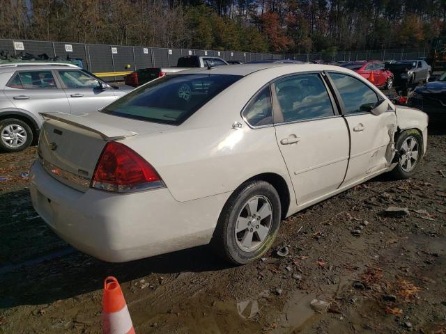 2G1WT58K081290947 - 2008 CHEVROLET IMPALA LT WHITE photo 3