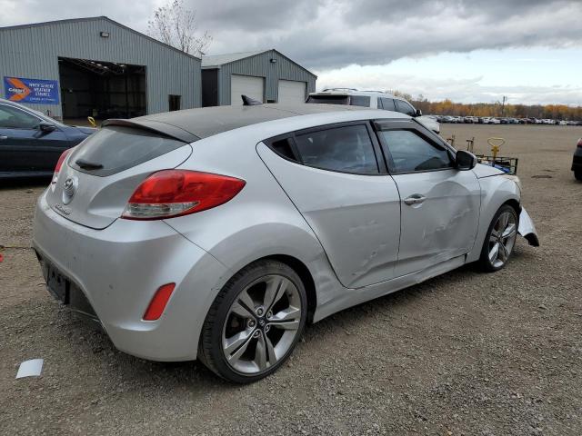 KMHTC6AD3DU109121 - 2013 HYUNDAI VELOSTER SILVER photo 3