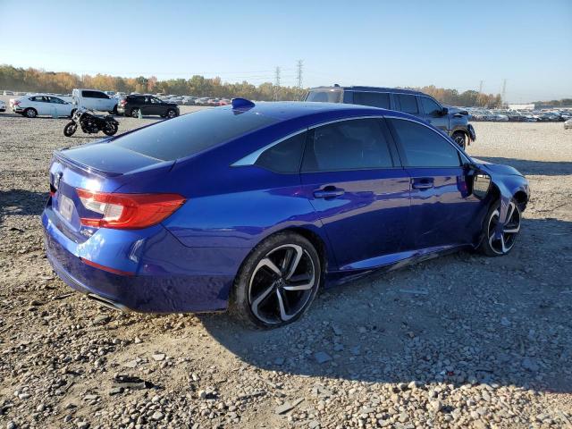 1HGCV2F34JA020776 - 2018 HONDA ACCORD SPORT BLUE photo 3