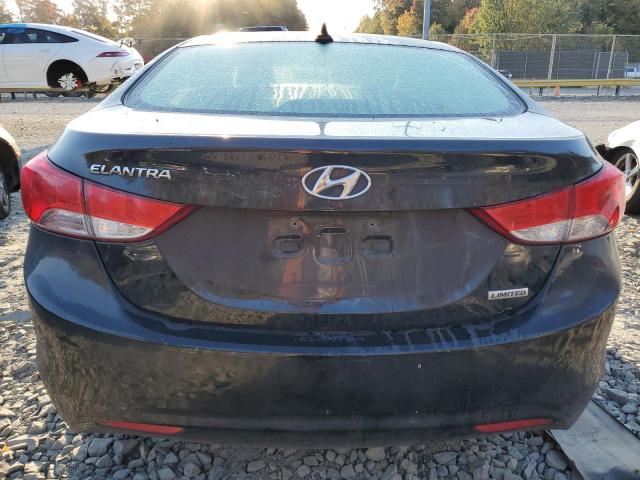 5NPDH4AEXCH082886 - 2012 HYUNDAI ELANTRA GLS BLACK photo 6