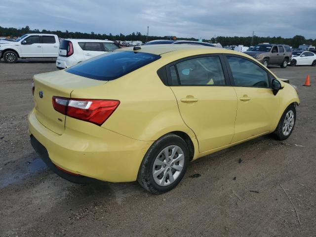 KNADM4A37G6574850 - 2016 KIA RIO LX YELLOW photo 3