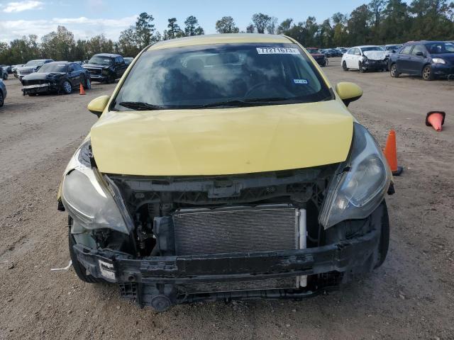 KNADM4A37G6574850 - 2016 KIA RIO LX YELLOW photo 5