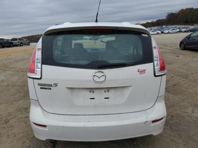 JM1CR2W34A0382101 - 2010 MAZDA 5 WHITE photo 6