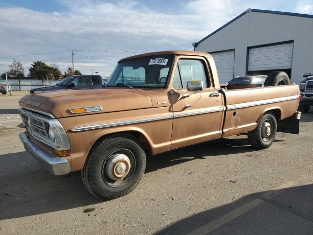 F25YHP47095 - 1972 FORD PICKUP BROWN photo 1