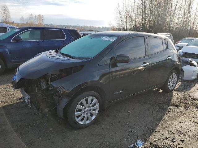 1N4AZ0CP9FC332549 - 2015 NISSAN LEAF S BLACK photo 1