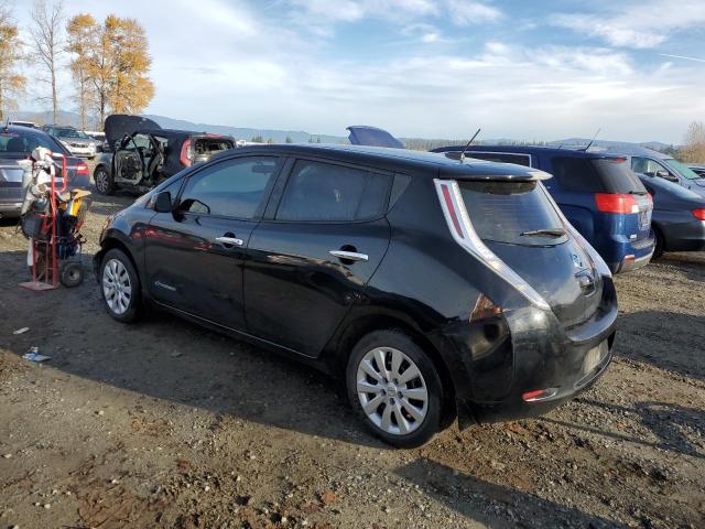 1N4AZ0CP9FC332549 - 2015 NISSAN LEAF S BLACK photo 2