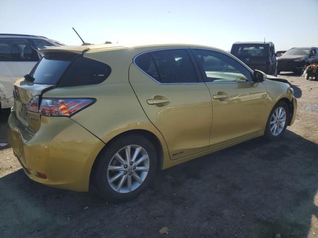 JTHKD5BH8D2126077 - 2013 LEXUS CT 200 YELLOW photo 3